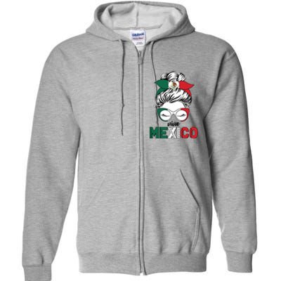 Cute Viva Mexico Full Zip Hoodie