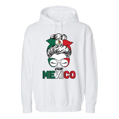 Cute Viva Mexico Garment-Dyed Fleece Hoodie