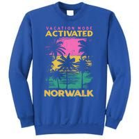 Connecticut Vacation Mode Activated Norwalk Gift Sweatshirt