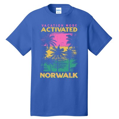 Connecticut Vacation Mode Activated Norwalk Gift Tall T-Shirt