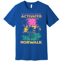 Connecticut Vacation Mode Activated Norwalk Gift Premium T-Shirt