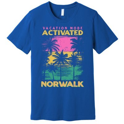 Connecticut Vacation Mode Activated Norwalk Gift Premium T-Shirt