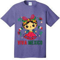 Cute Viva Mexico Girl Mexican Independence Day T-Shirt