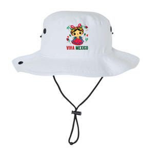 Cute Viva Mexico Girl Mexican Independence Day Legacy Cool Fit Booney Bucket Hat