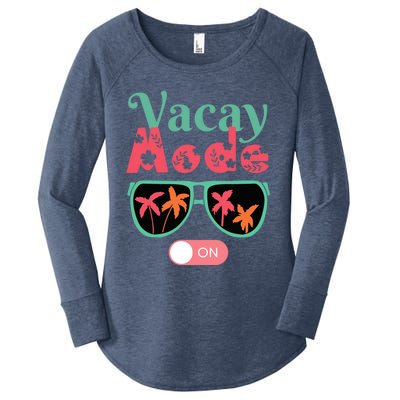 Cute Vacay Mode Summer On Funny Family Vacation Gift Women's Perfect Tri Tunic Long Sleeve Shirt