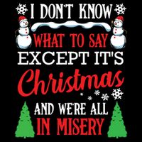 Christmas Vacation Misery Funny Xmas Santa Family Quotes Zip Tote Bag