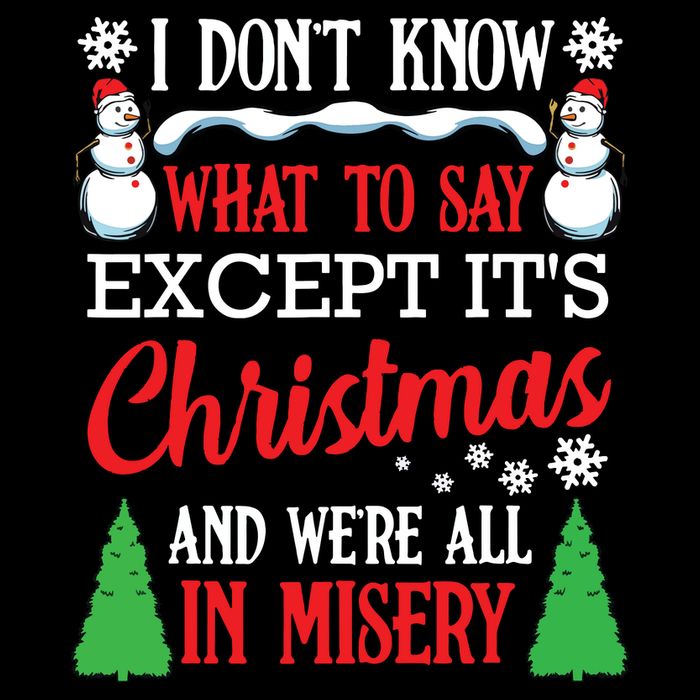 Christmas Vacation Misery Funny Xmas Santa Family Quotes Zip Tote Bag