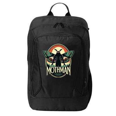 Cryptid Vintage Mothman Folklore City Backpack