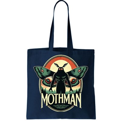 Cryptid Vintage Mothman Folklore Tote Bag