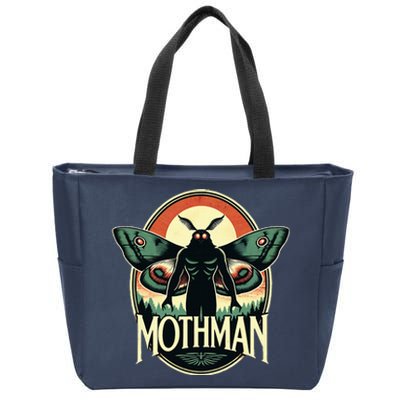 Cryptid Vintage Mothman Folklore Zip Tote Bag