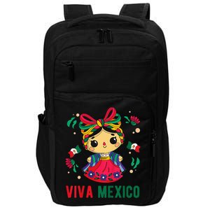 Cute Viva Mexico Girl Mexican Independence Day Impact Tech Backpack