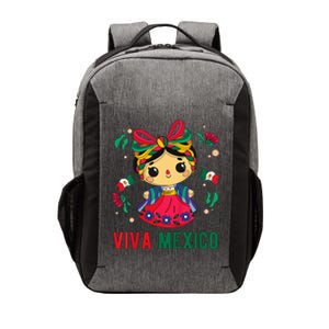 Cute Viva Mexico Girl Mexican Independence Day Vector Backpack