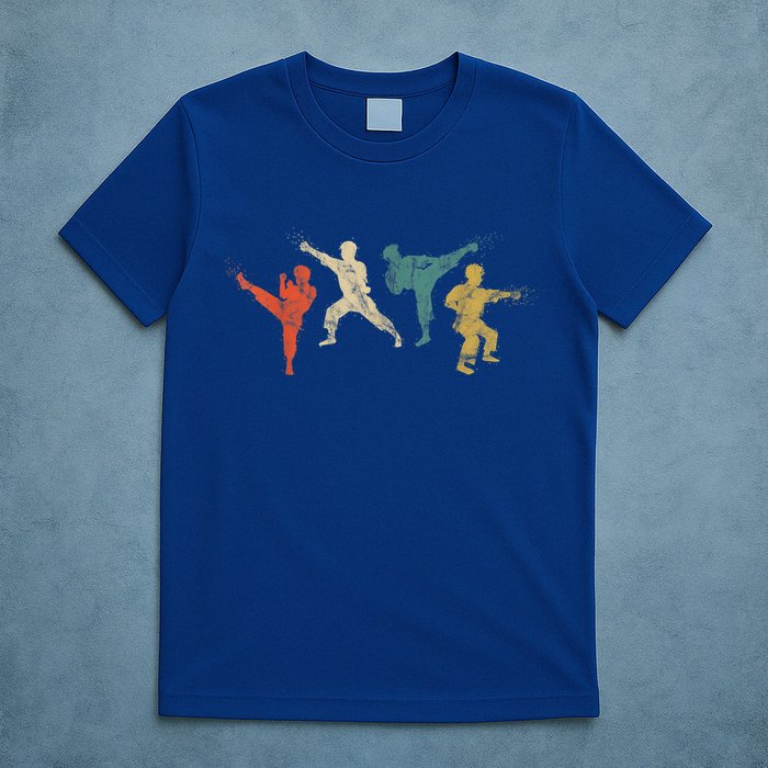 Cool Vintage Martial Arts Gift For Kids And Adults Karate Gift T-Shirt