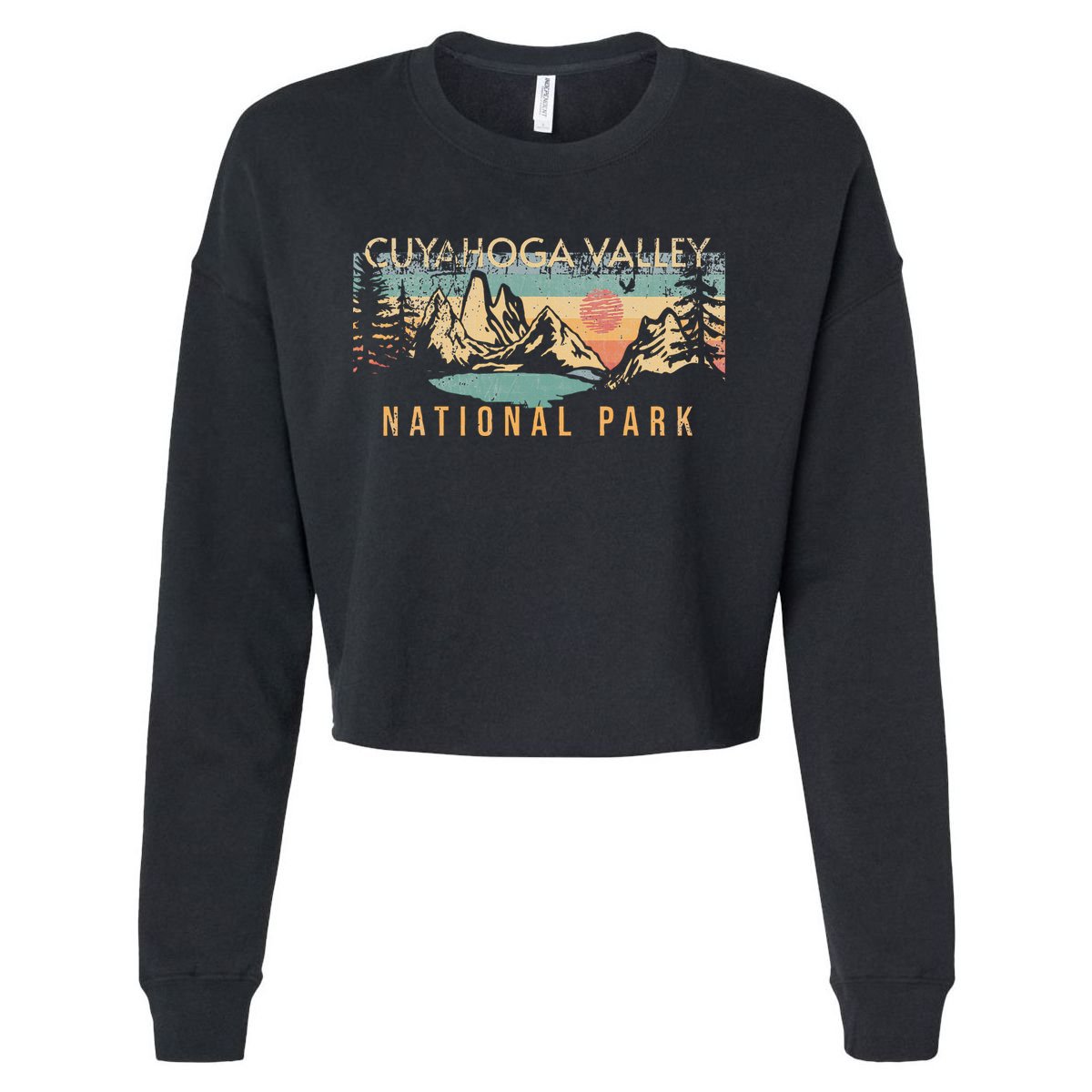 Cuyahoga Valley National Park Cropped Pullover Crew