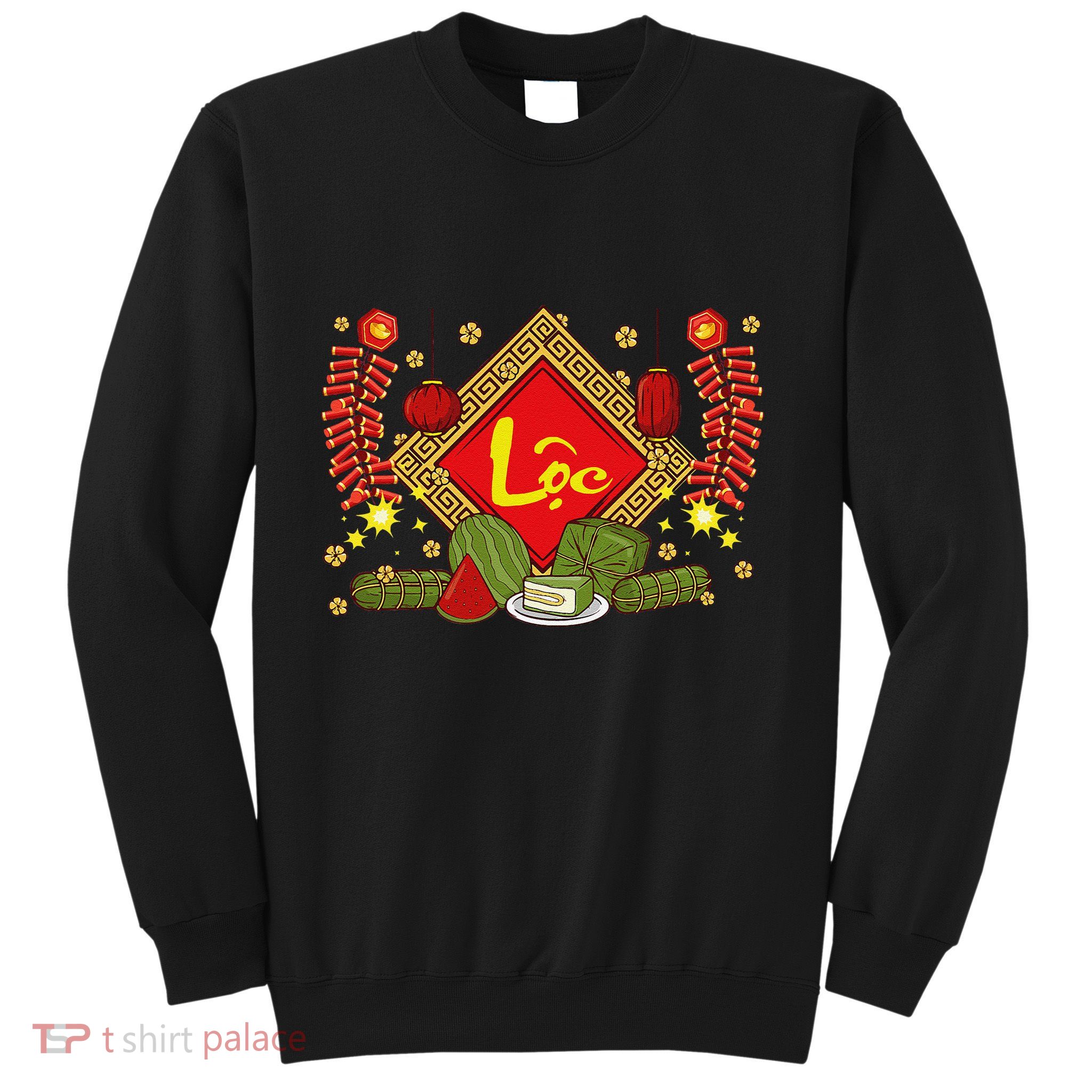 Cute Vietnamese New Year Prosperity Phuc Loc Tho Tet Holiday Sweatshirt
