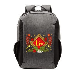 Cute Vietnamese New Year Prosperity Phuc Loc Tho Tet Holiday Vector Backpack