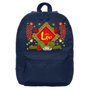 Cute Vietnamese New Year Prosperity Phuc Loc Tho Tet Holiday 16 in Basic Backpack