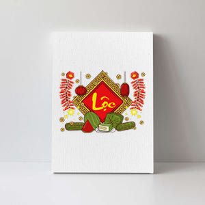 Cute Vietnamese New Year Prosperity Phuc Loc Tho Tet Holiday Canvas