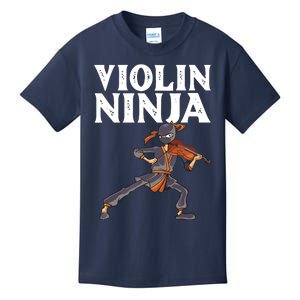 Cool Violin Ninja For Men Women Musician Viola Cello Players Kids T-Shirt