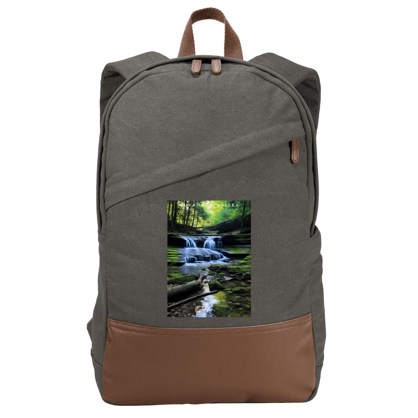 Cuyahoga Valley National Park Cotton Canvas Backpack