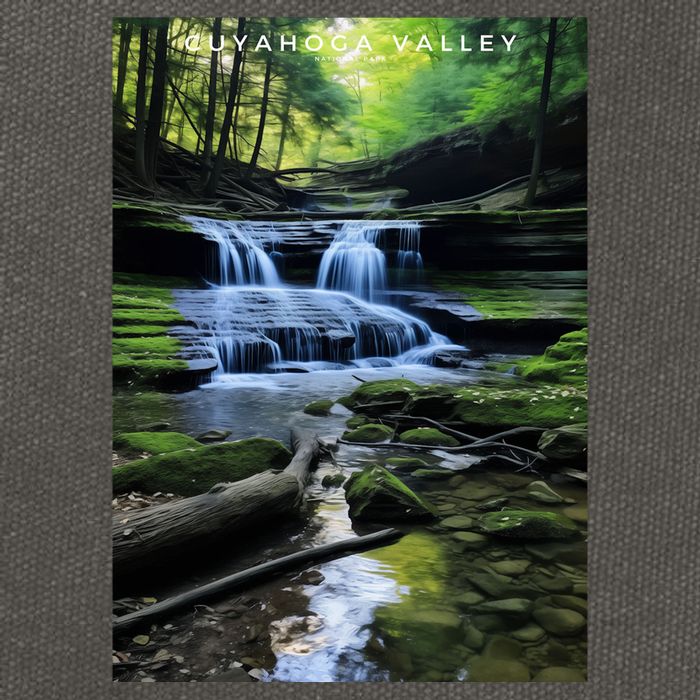 Cuyahoga Valley National Park Cotton Canvas Backpack