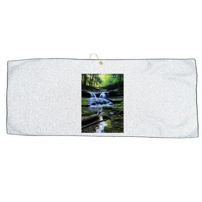 Cuyahoga Valley National Park Large Microfiber Waffle Golf Towel