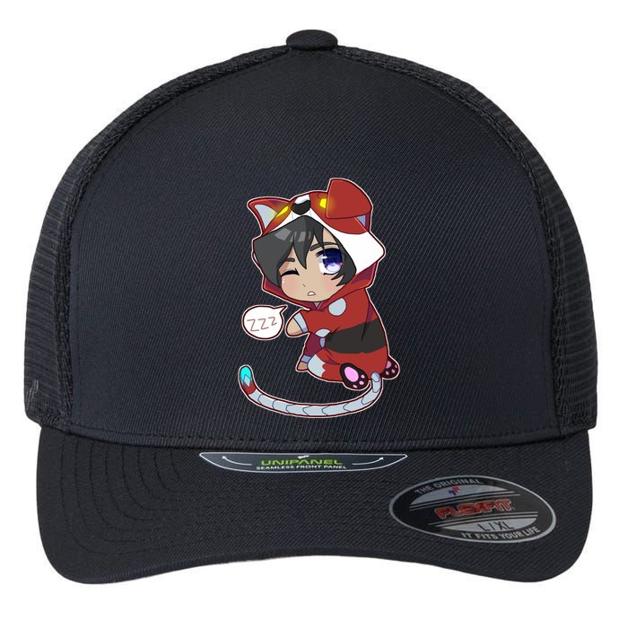 Chibi Voltron Onsie Keith Flexfit Unipanel Trucker Cap