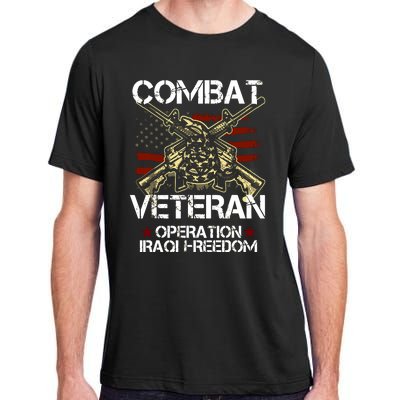 Combat Veteran Operation Iraqi Freedom Veterans Day Iraq Adult ChromaSoft Performance T-Shirt