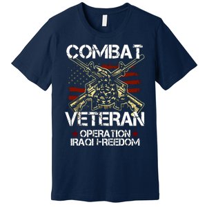 Combat Veteran Operation Iraqi Freedom Veterans Day Iraq Premium T-Shirt