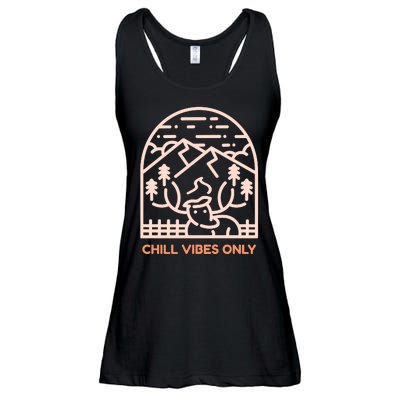 Chill Vibes Only Ladies Essential Flowy Tank