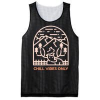 Chill Vibes Only Mesh Reversible Basketball Jersey Tank