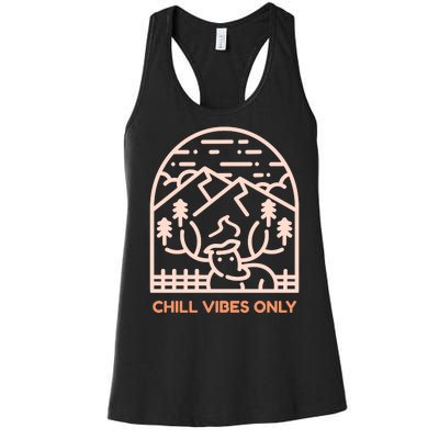 Chill Vibes Only Women's Racerback Tank