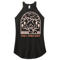 Chill Vibes Only Women's Perfect Tri Rocker Tank