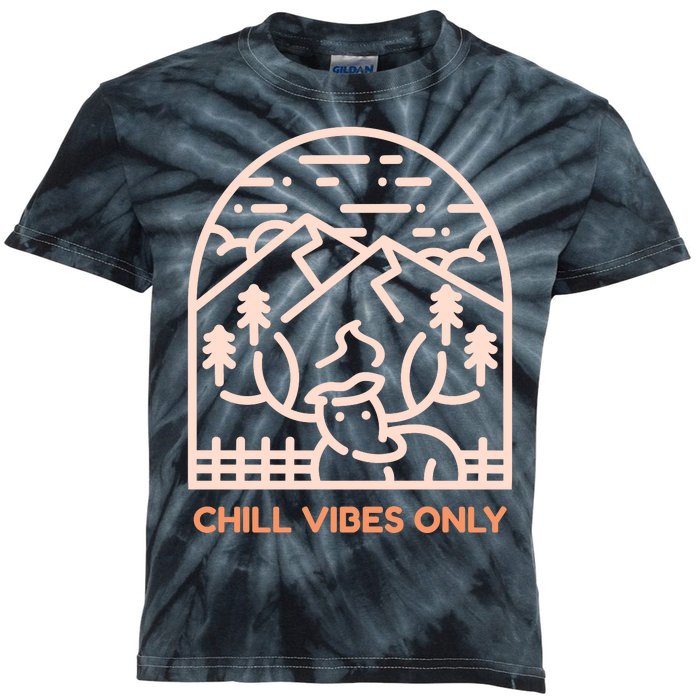 Chill Vibes Only Kids Tie-Dye T-Shirt