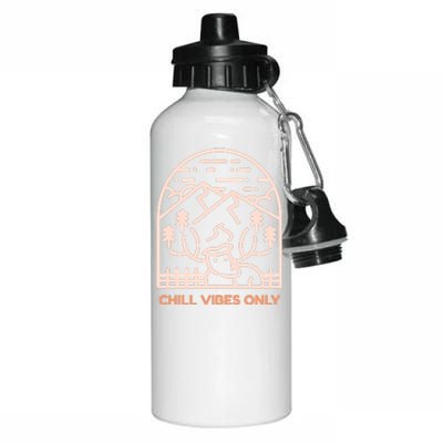 Chill Vibes Only Aluminum Water Bottle