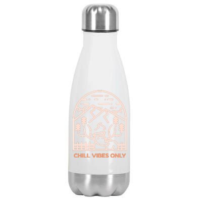 Chill Vibes Only Stainless Steel Insulated Water Bottle