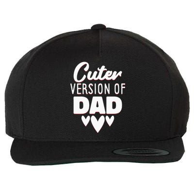 Cuter Version Of Dad Girl Wool Snapback Cap