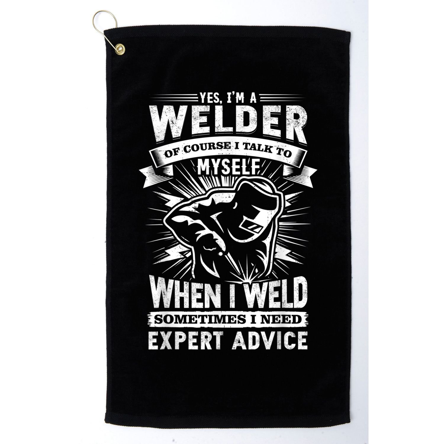 Cool Vintage Outdoors Welders S, Welding Golf Towel