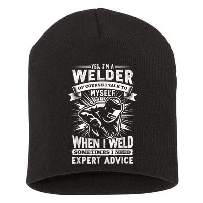 Cool Vintage Outdoors Welders S, Welding Short Acrylic Beanie