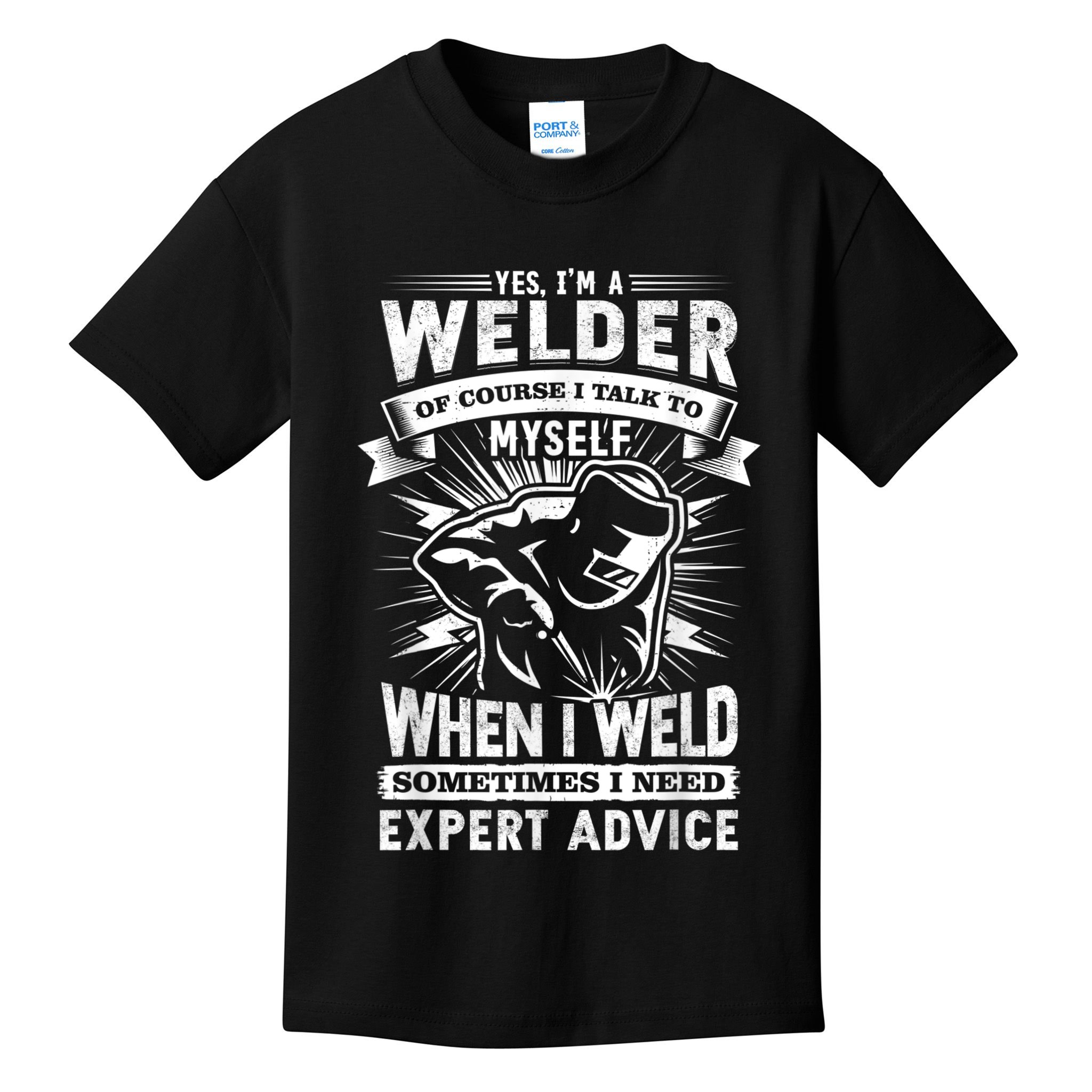 Cool Vintage Outdoors Welders S, Welding Kids T-Shirt