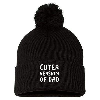 Cuter Version Of Dad Funny Pom Pom 12in Knit Beanie