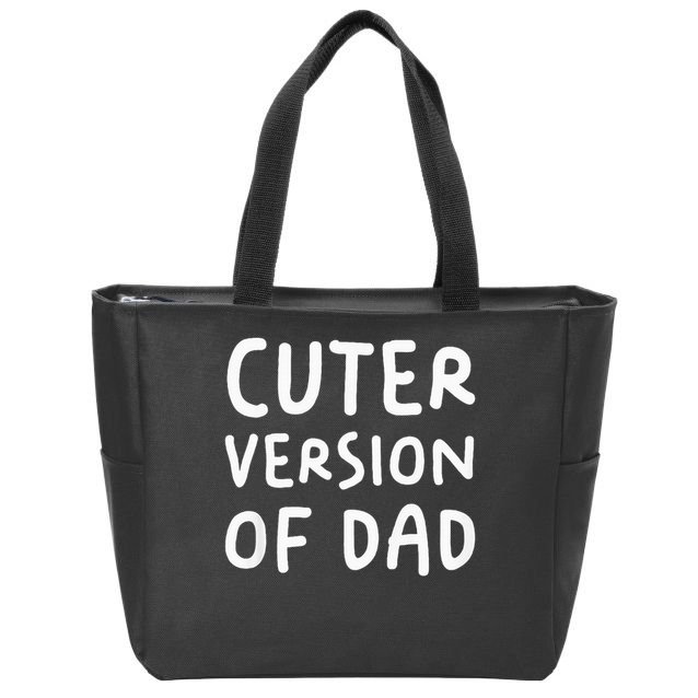 Cuter Version Of Dad Funny Zip Tote Bag