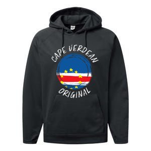 Cape Verdean Original Cape Verde Cape Verdean Performance Fleece Hoodie