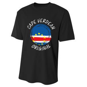 Cape Verdean Original Cape Verde Cape Verdean Performance Sprint T-Shirt