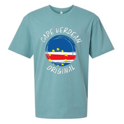 Cape Verdean Original Cape Verde Cape Verdean Sueded Cloud Jersey T-Shirt