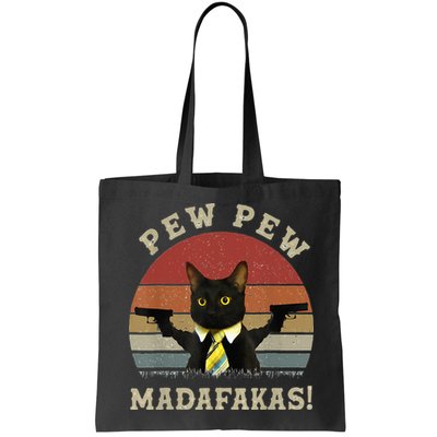 Cat Vintage PewPewPew Madafakas Cat Crazy Pew Vintage Bag
