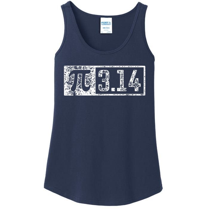 Cool Vintage Pi Day March 14 Ladies Essential Tank