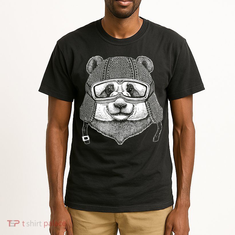 Cool Vintage Panda Aviator Pilot Tall T-Shirt