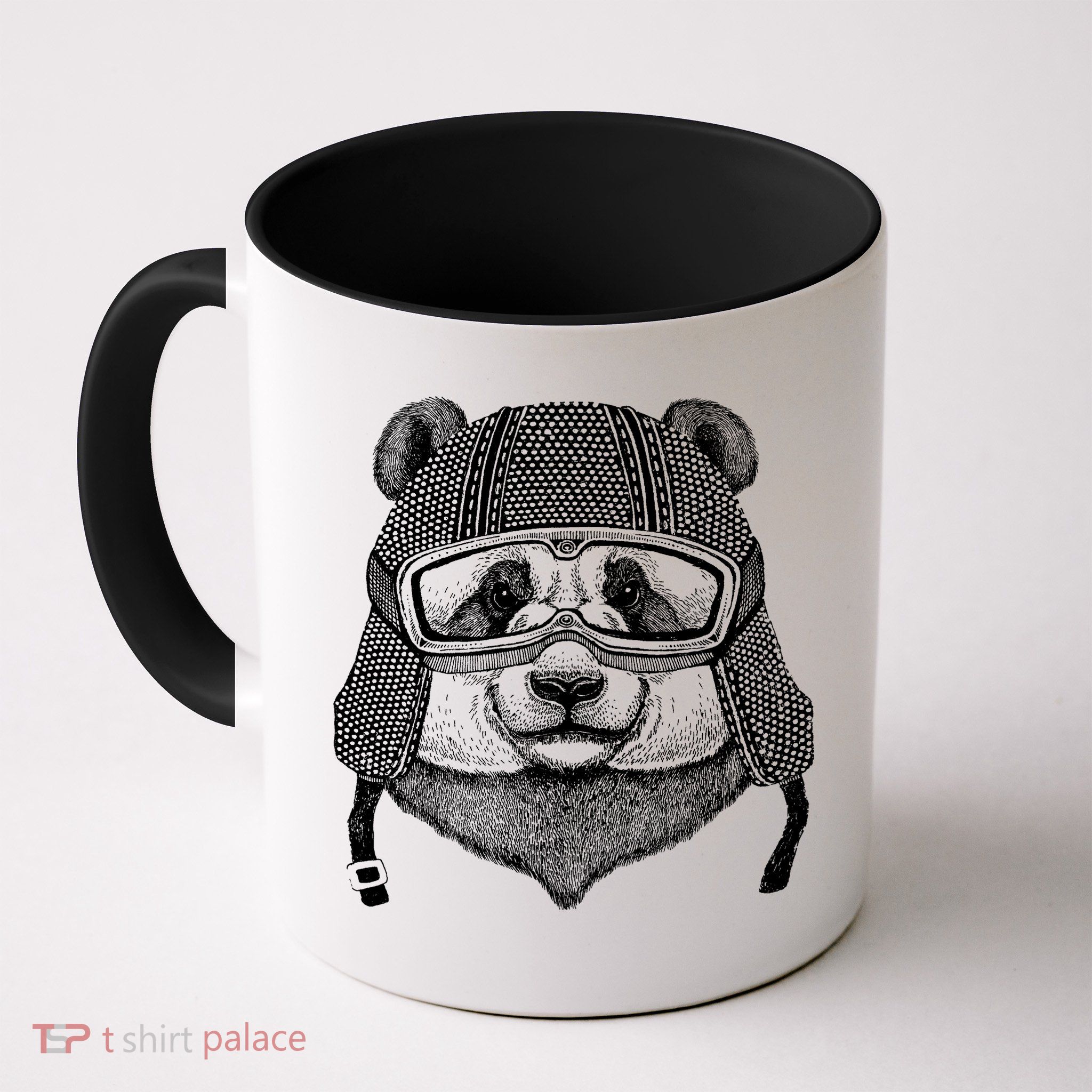 Cool Vintage Panda Aviator Pilot Mug