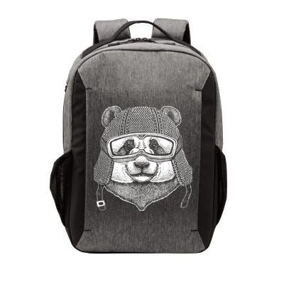 Cool Vintage Panda Aviator Pilot Vector Backpack